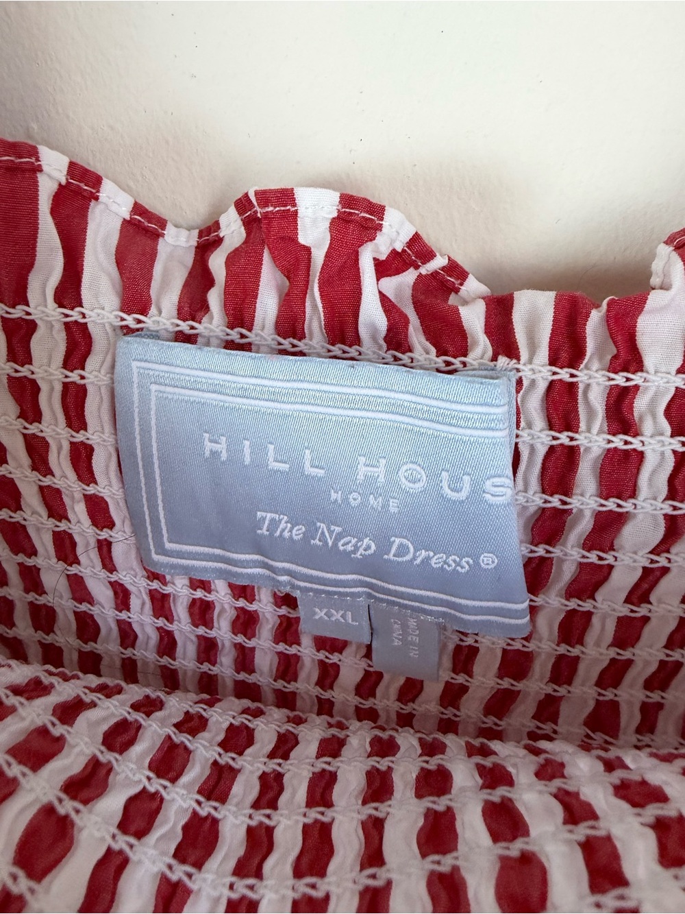 Hill House Ellie Nap Striped Midi Dress Red Size XXL - Picture 3 of 5